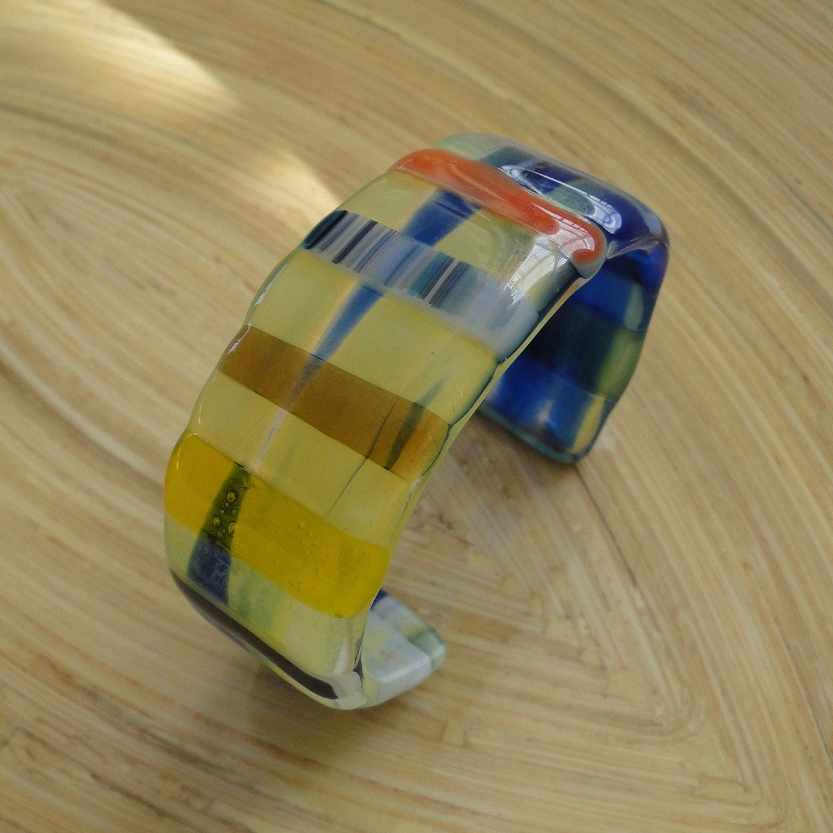 Recycled Fused Glass Bracelet