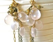 Shine a Light Rose Quartz Earrings