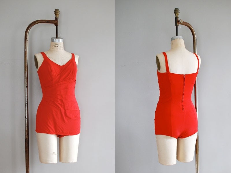 r e s e r v e d...vintage 1950s Hot Tomato maillot