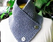 Knitting Pattern for knit scarf  cowl or neckwarmer  n9