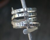Serenity Prayer Ring Original by donnaodesigns