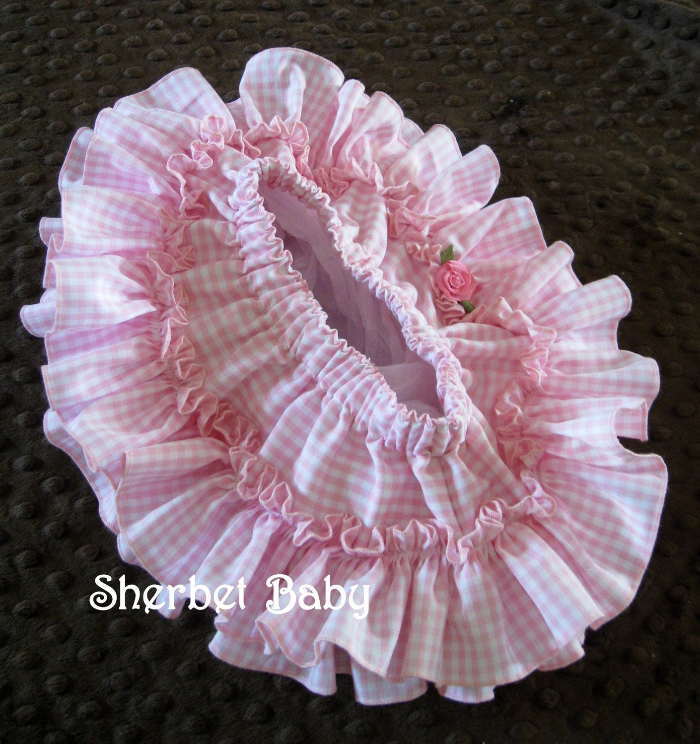 Original All Around Ruffle Sassy Pants Diaper Cover Panty Skirt Fabric Tutu This is Over the Top Cute Gingham Colors