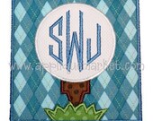 Machine Embroidery Design Applique Golf Patch