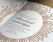 Burst of Glam Seal and Send Invitation