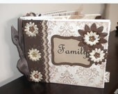 Paper Bag Photo Album (premade pages) Family