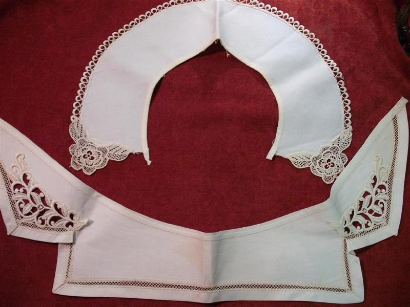 Antique Handmade Collar Grouping of 2 - Lot 2