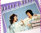 DONNY & MARIE OSMOND Featuring Songs from Their Television Show - Original Timecycled and Recycled / Upcycled Retro Record Album Cover Journal Notebook - Spiral Bound and Eco Friendly - Vintage Circa 1976