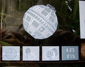 Space Age Bachelor Pad vintage 1960's commemorative Bell System glass plate-very cool images