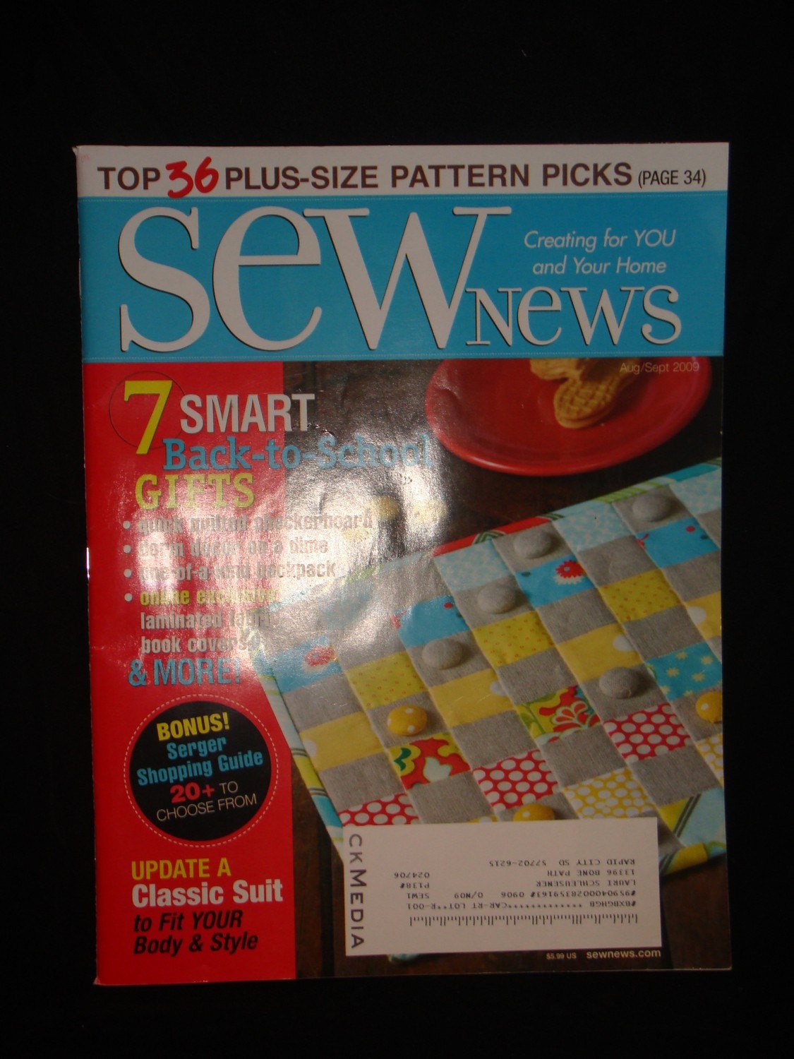 Sew News Aug/Set 2009