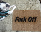 rude doormat F%ck Off - outdoor mature christmas gifts under 50, under 40 under 30