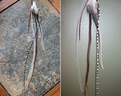 QUALITY Whiting Saddle Feather Hair Extensions,Multi Color and clip