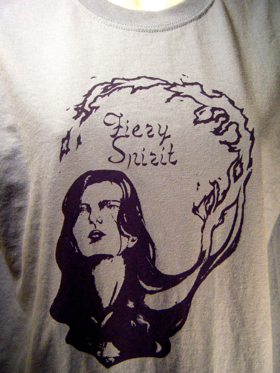Fiery Spirit Shirt, screen print shirt, spirit Tshirt