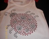 Ladybug BLING tank or tee-- Unique and has lots of BLING--Princess perfect--