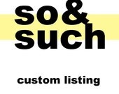 Custom Listing for 10 Purple Dot