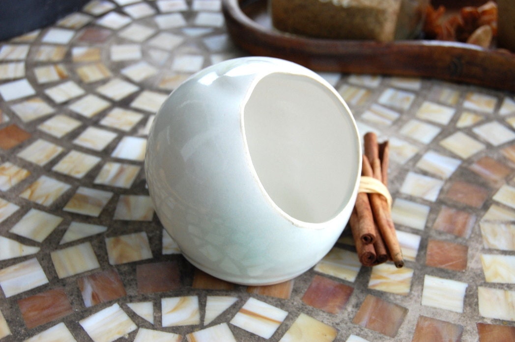 Salt Pig In White- Made to Order