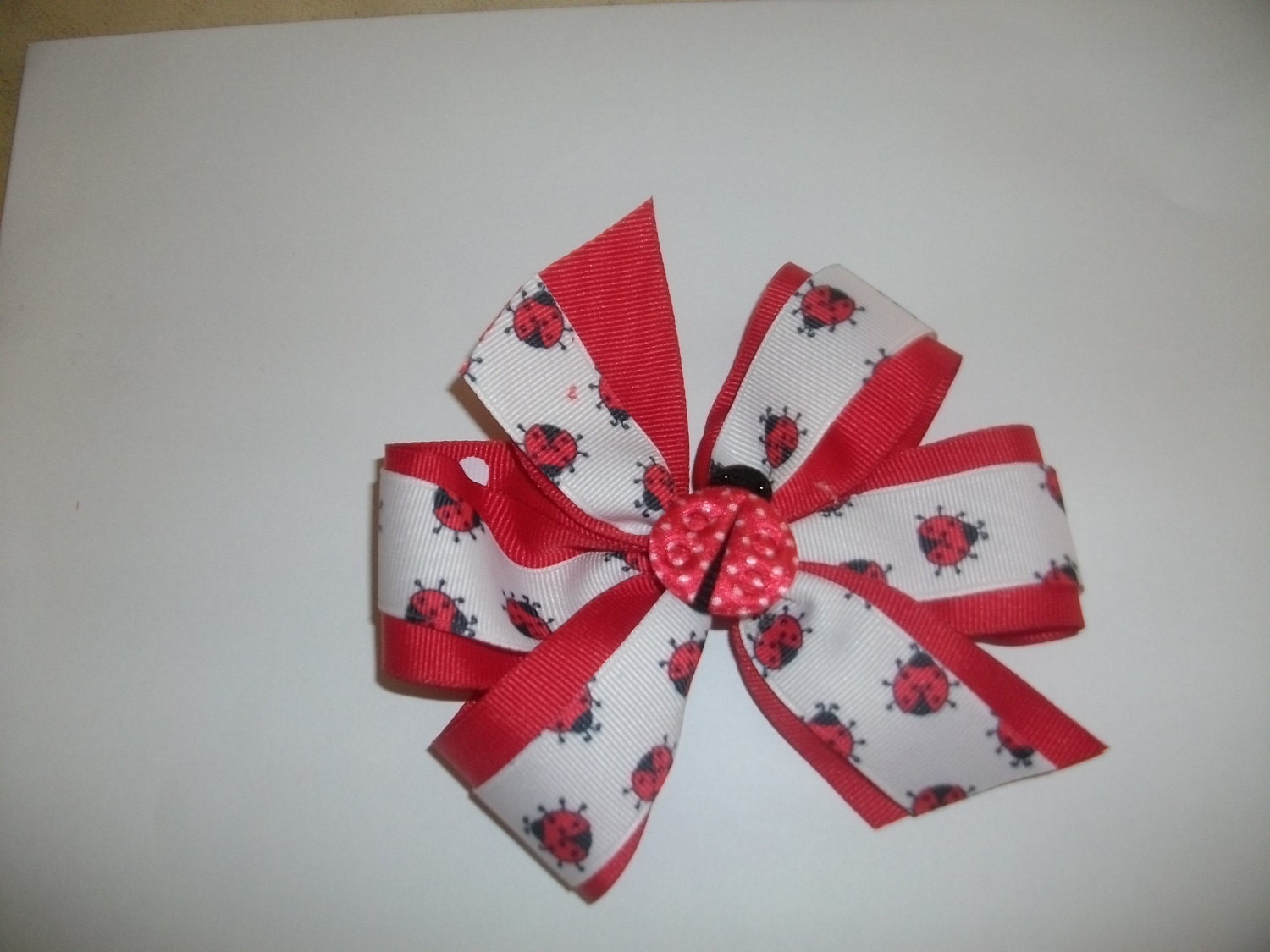 NEW to Shop , My new collection of 5" bows,Ladybugs, Toddlers