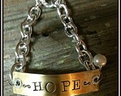 Hope Stamped Bracelet