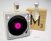 Scrabble Pendant - DJ (OMP179) - Scrabble Tile Pendant Charm Necklace