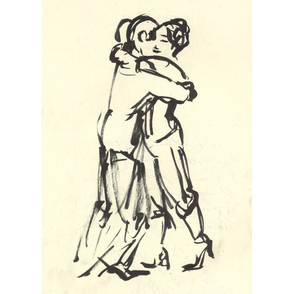 Tango Embrace 8 x 10