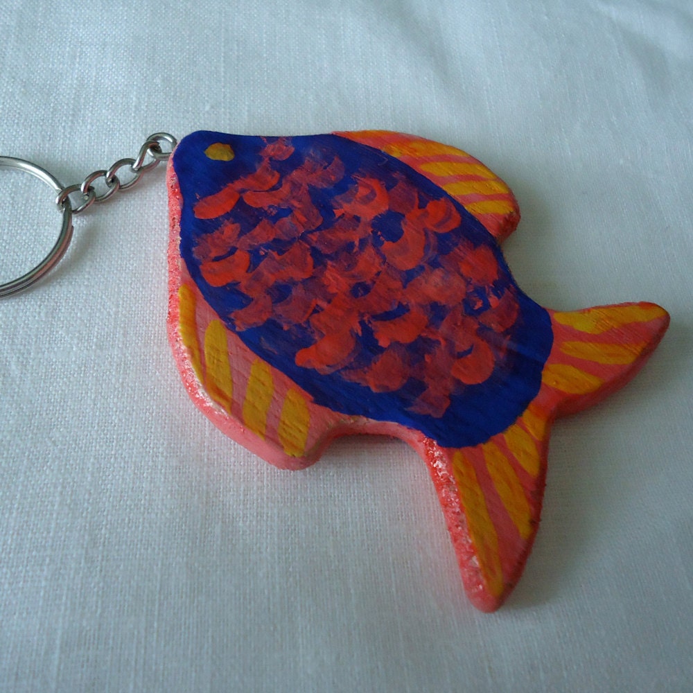 Tropical Fish Keychain - CLEARANCE