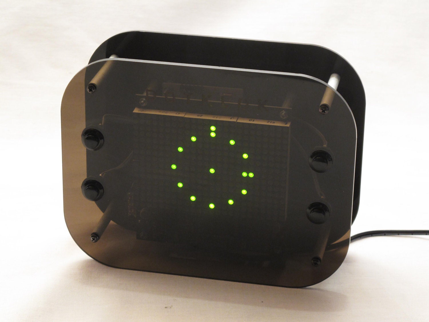 DOTKLOK: not your average clock (green / kit - assembly required)