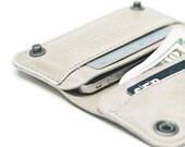 iPhone / iPod Touch RETRO MODERN PEARL leather wallet sleeve