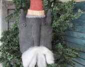 Kringle Kat Primitive Christmas Santa Cat