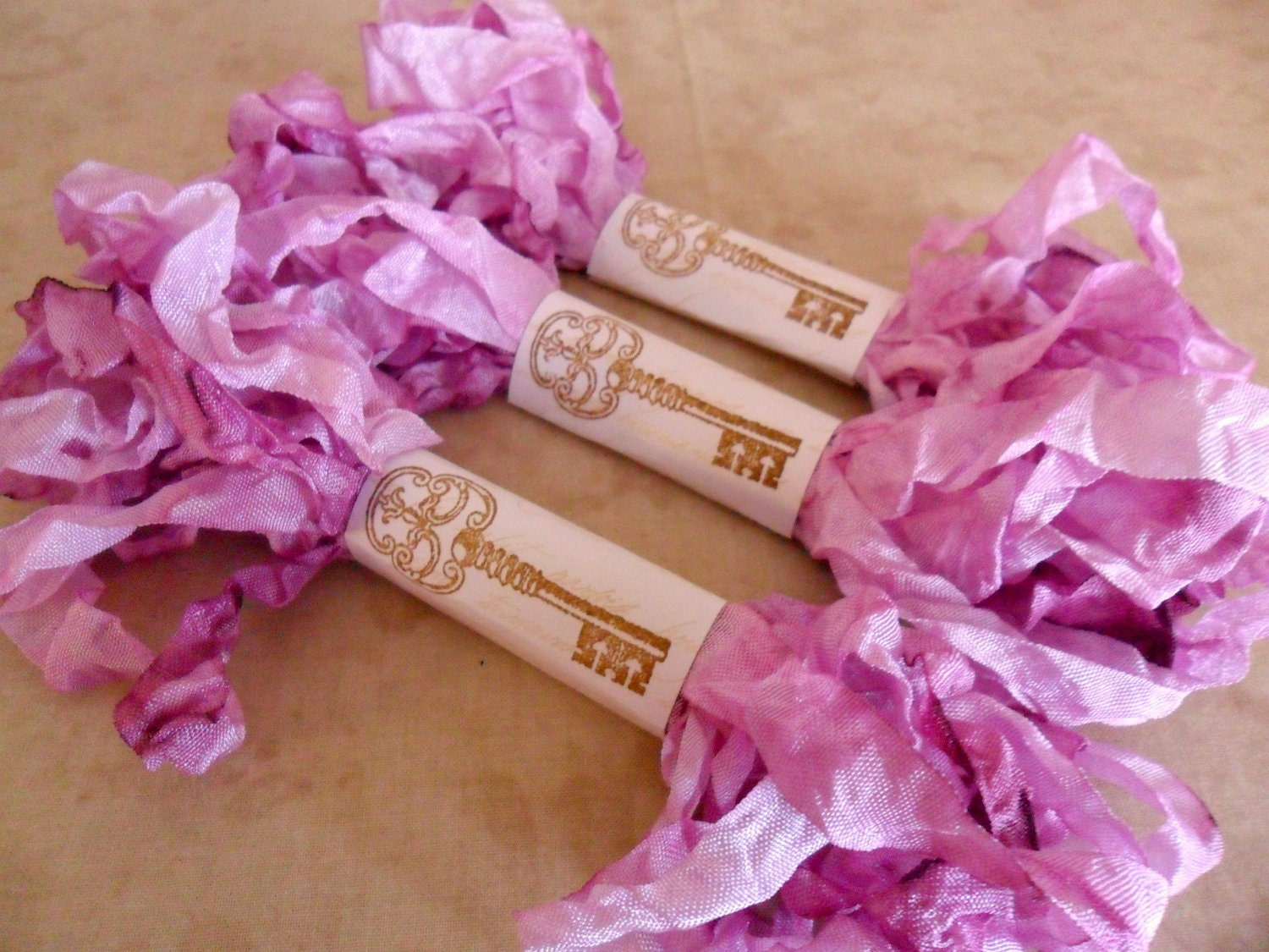 Fuschia Pink Hand Dyed Seam Binding Ribbon-BOGO SALE
