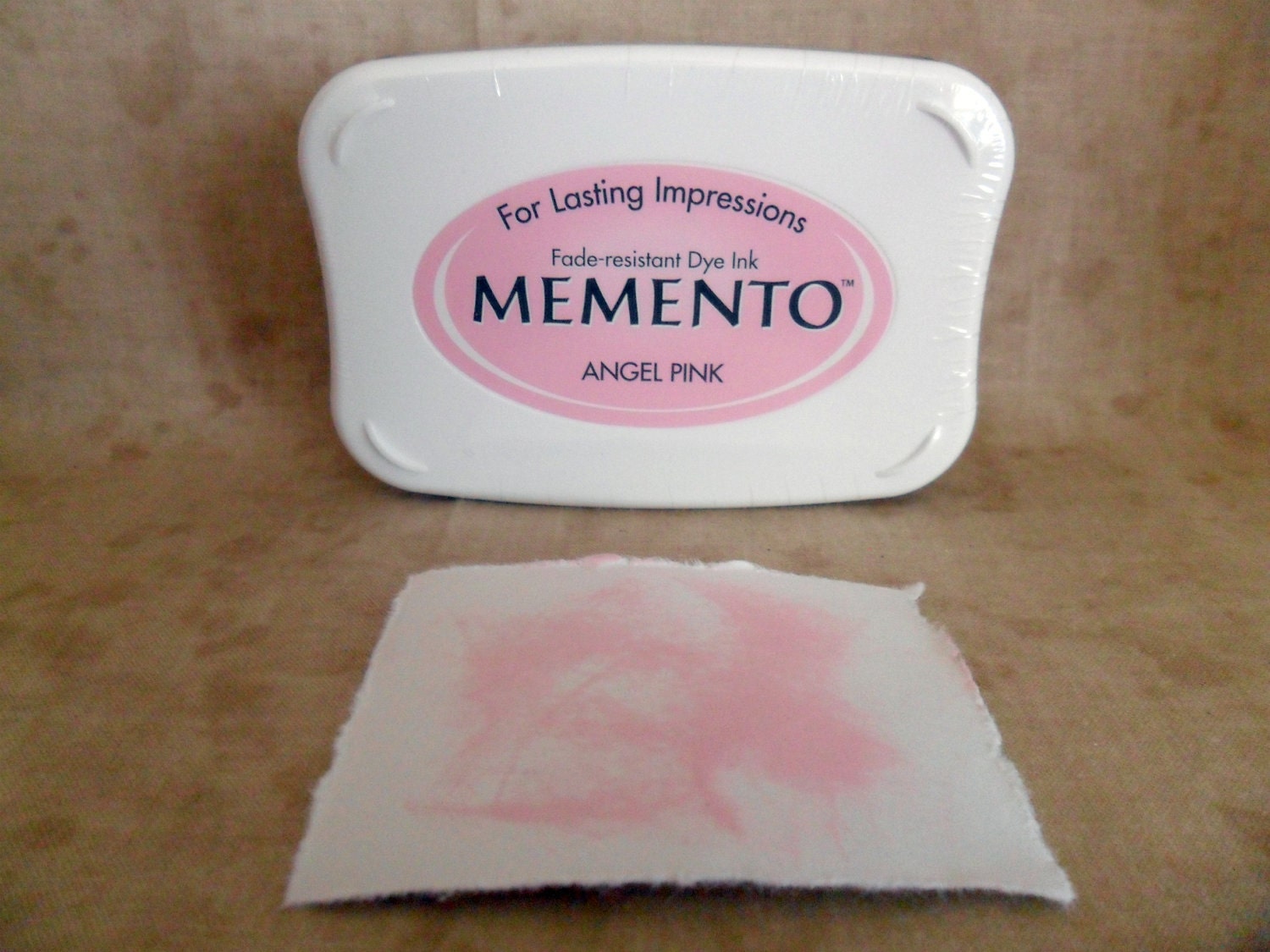 Memento Angel Pink Pastel Dye Ink Stamp Pad by Tsukineko-FREE SHIPPING