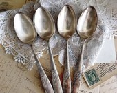 Silver Plate Vintage Teaspoons by avintageobsession on etsy