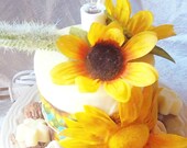 Sunflower Meadows Soy Wax Dipped Toilet Paper Air Freshener