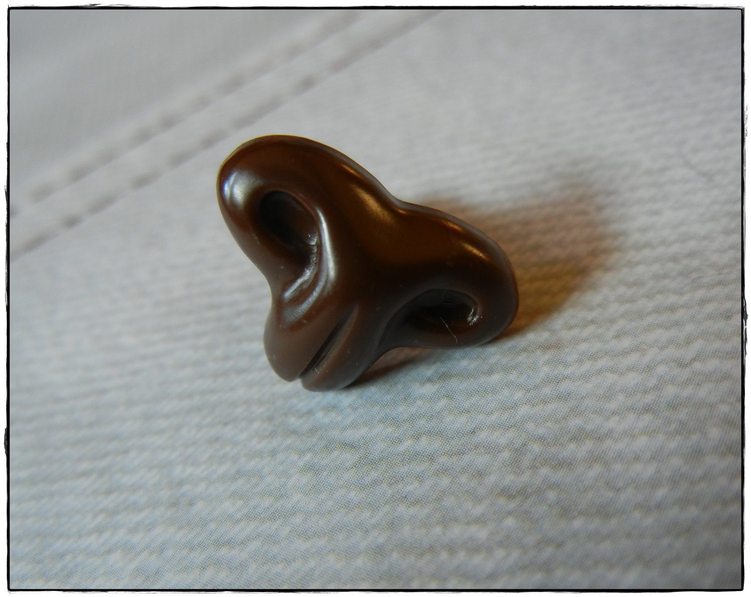 18mm Brown Cat or kitten Nose for Plush Stuffed Animals 10 Pieces