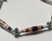 Paper Bead Stretch Bracelet
