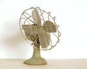 Small Vintage Metal Decorative Desk Fan