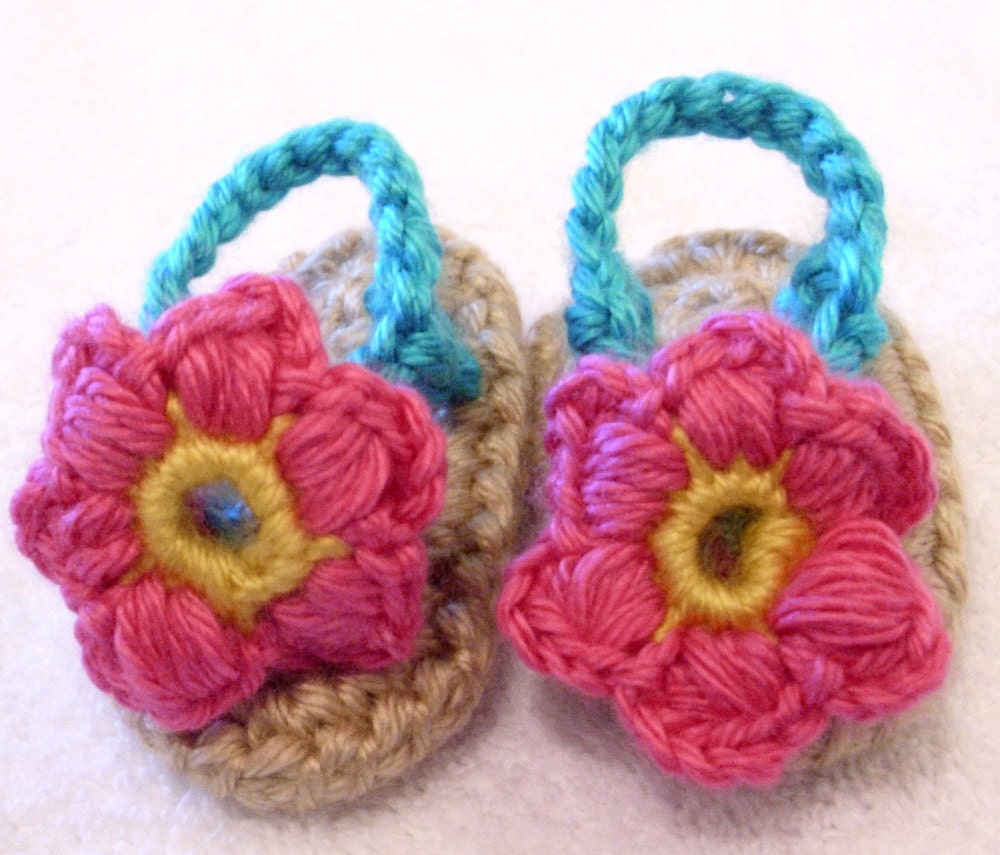 Flower Baby Flip Flop Shoes