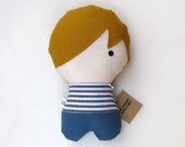 Personalized Stuffed Fabric Doll