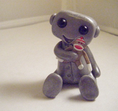 Sock Monkey Love Robot