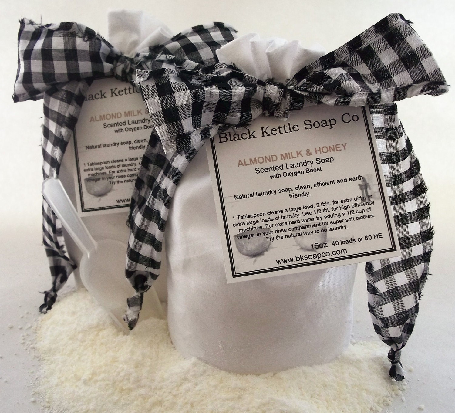Laundry Soap ALMOND MILK & HONEY - Shipping Included... Black Kettle