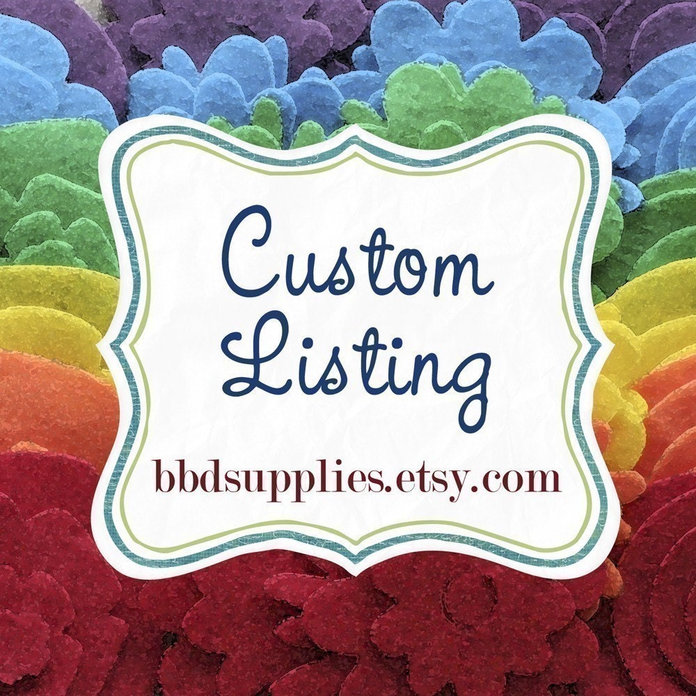 Custom listing for Laurene