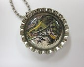 Bottlecap Necklace - Frog
