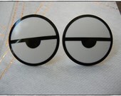 40mm Black and White Puppet eye and for Plush Stuffed Animals 10 Pieces