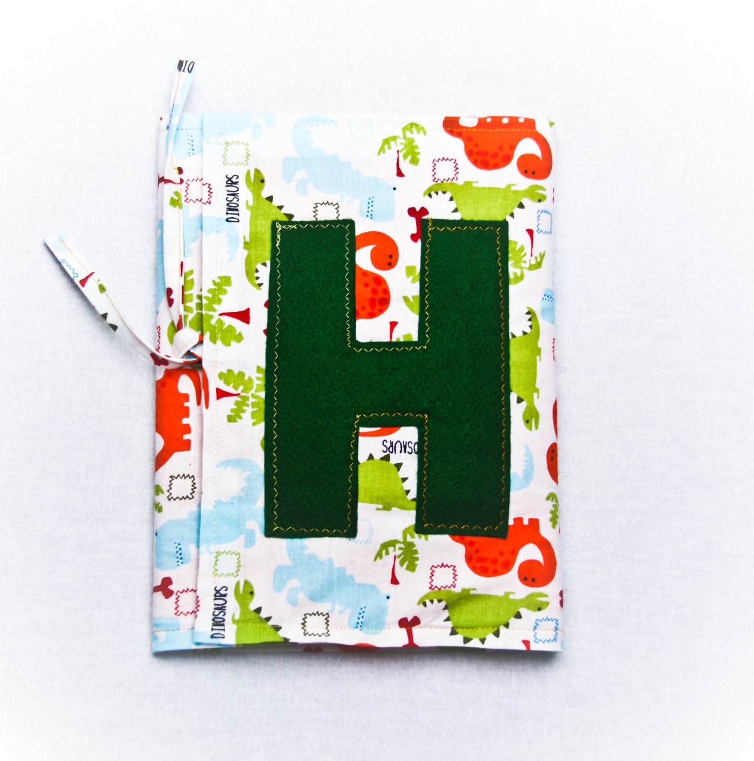Personalized Notebook Set for Boys with Dinosaur Fabic Cover and Eco Pencils Il_170x135