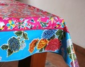 OilCloth Tablecloth Custom to make your heart a happy one-Small