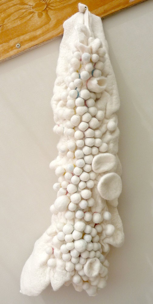 Felted wallhanging 'Where do they come from'