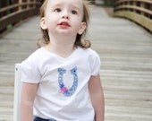 cowgirl tee - ruffle skirt - Size 24 month - ready to ship