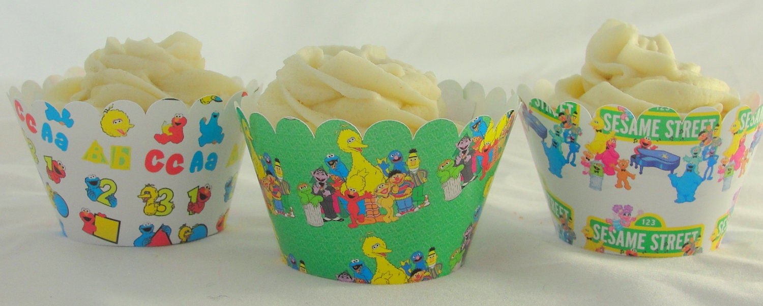 Sesame Street Cupcake Wrappers