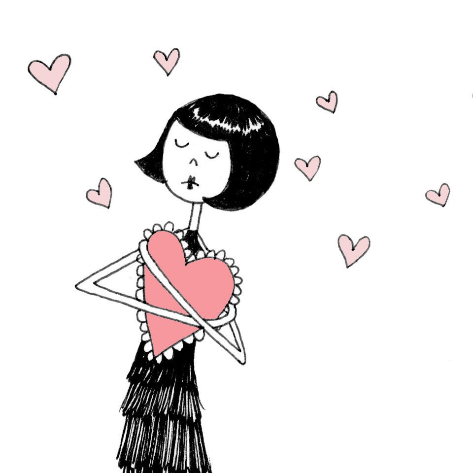 My Funny Valentine // 4x6 art print