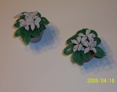 Flowers from beads