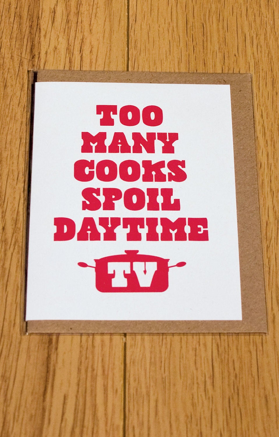 Too many cooks spoil daytime TV card