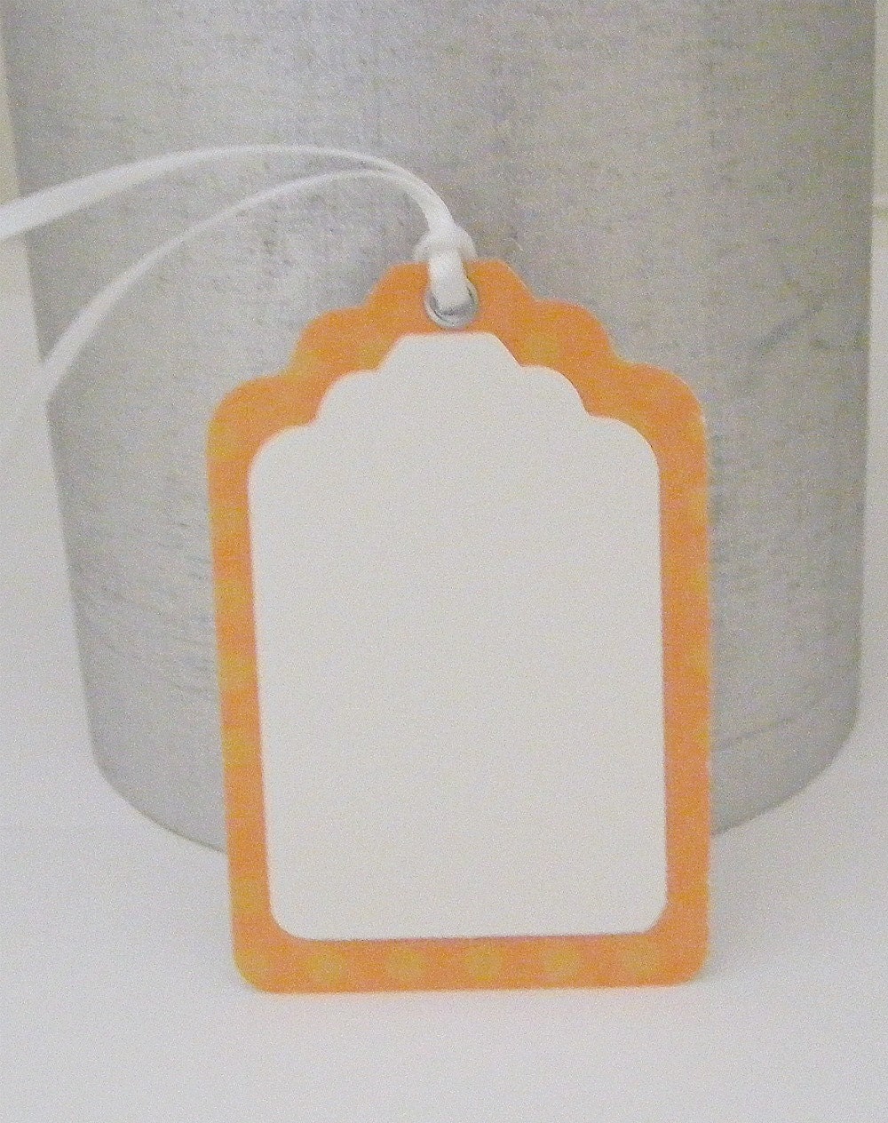 Orange Polkadot Gift Tags